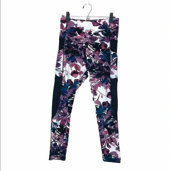 TKO Pants - TKO Floral Yoga Exercise Legging Crop Pants